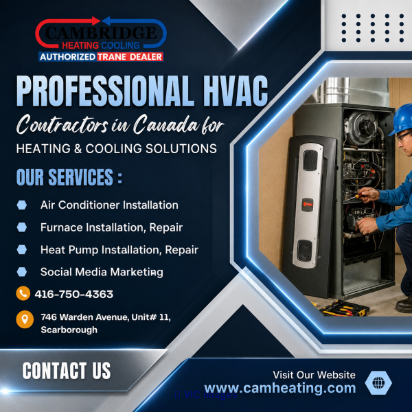 Professional HVAC Contractors in Canada for Heating & Cooling Solution - Photo 1